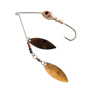 Booyah Vintage Double Willow Lure Deep Crank Lunker Gold Silver Flash Red Eye